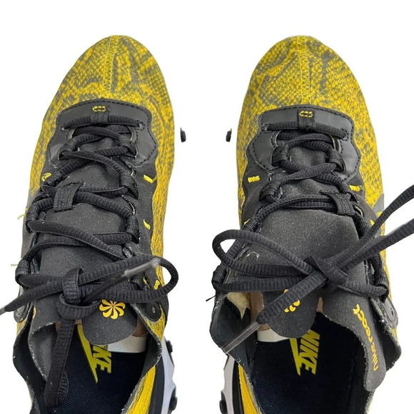 Nike React Element Yellow Snakeskin Womens Sneakers Size 9 - Picture 3 of 8